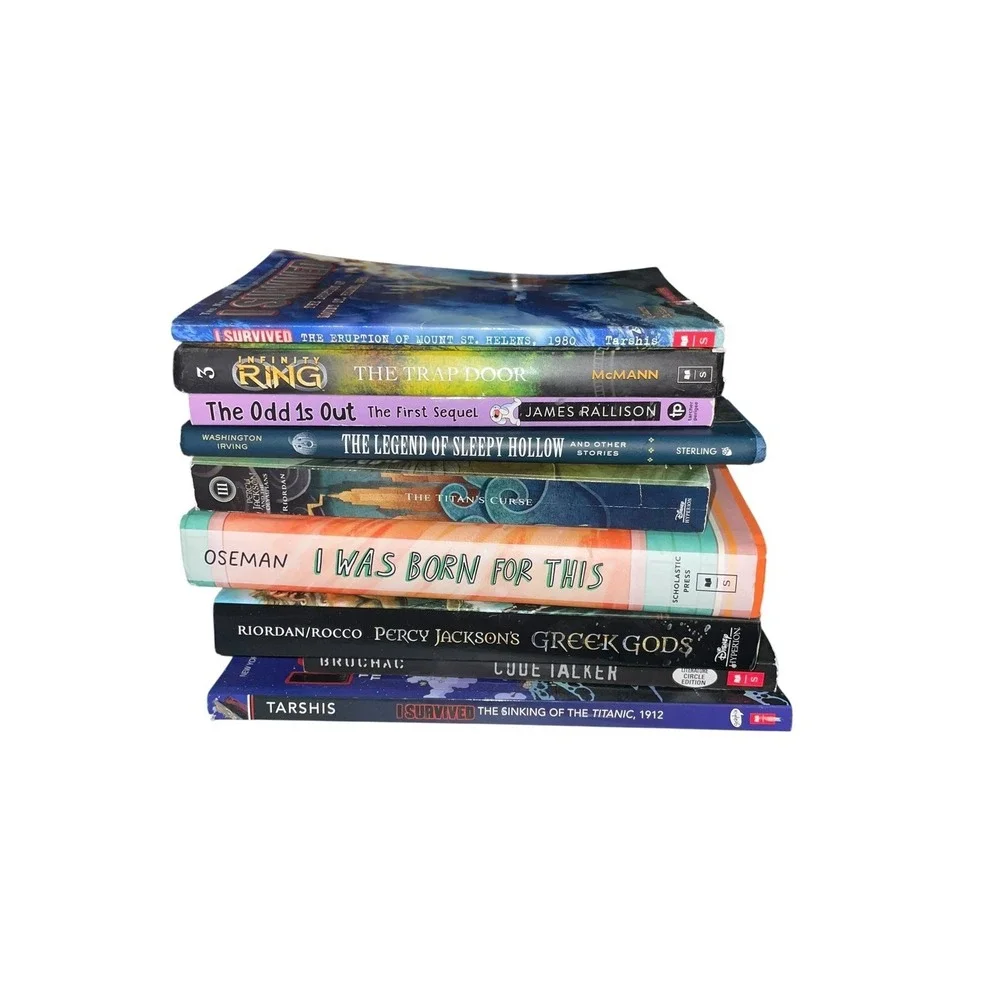 YA Book Lot Heartstopper Percy Jackson I Survived Rebel Girls 10‎ Books